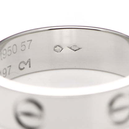 Cartier Platinum 5.5mm LOVE Ring 57 8 5 of 5