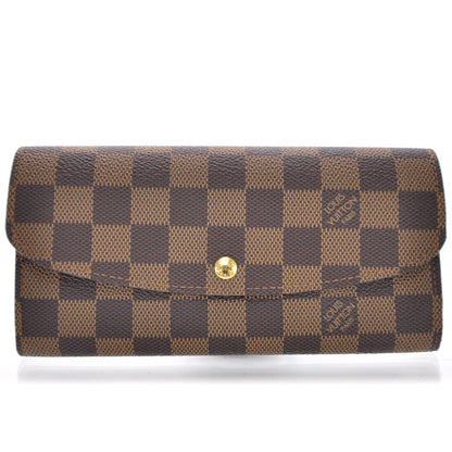 Louis Vuitton Damier Ebene Emilie Wallet 1 of 8