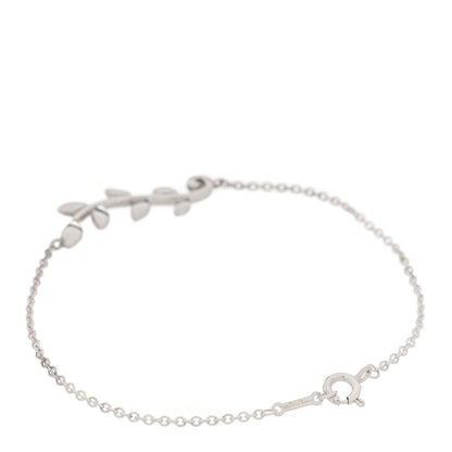 Tiffany Sterling Silver Paloma Picasso Olive Leaf Vine Bracelet 2 of 4