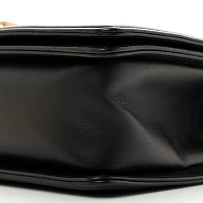Chanel Calfskin Chevron Quilted Medium Boy Flap Black 10 of 10
