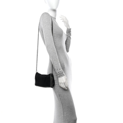 Stella McCartney STELLA MCCARTNEY Shaggy Deer Falabella Crossbody Bag Black 2 of 10