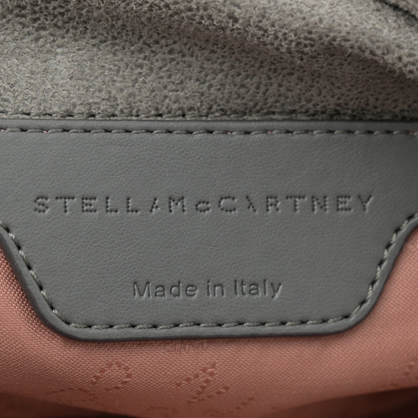 Shaggy Deer Mini Falabella Fold Over Tote Light Grey