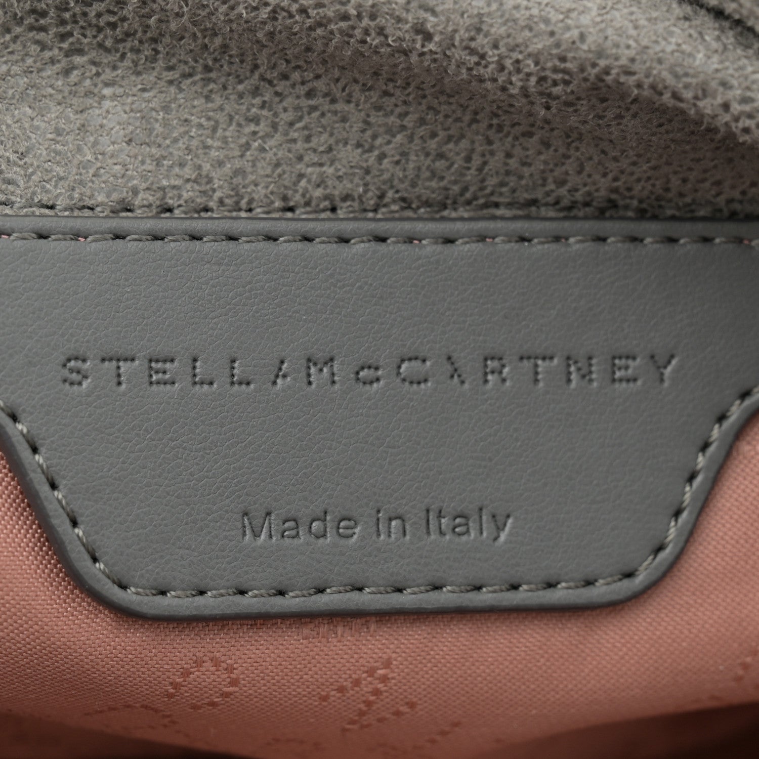 Stella McCartney Shaggy Deer Mini Falabella Fold Over Tote Light Grey 6 of 10