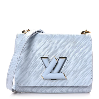 Louis Vuitton Epi Twist Shoulder Bag PM Bleu Celeste 1 of 10