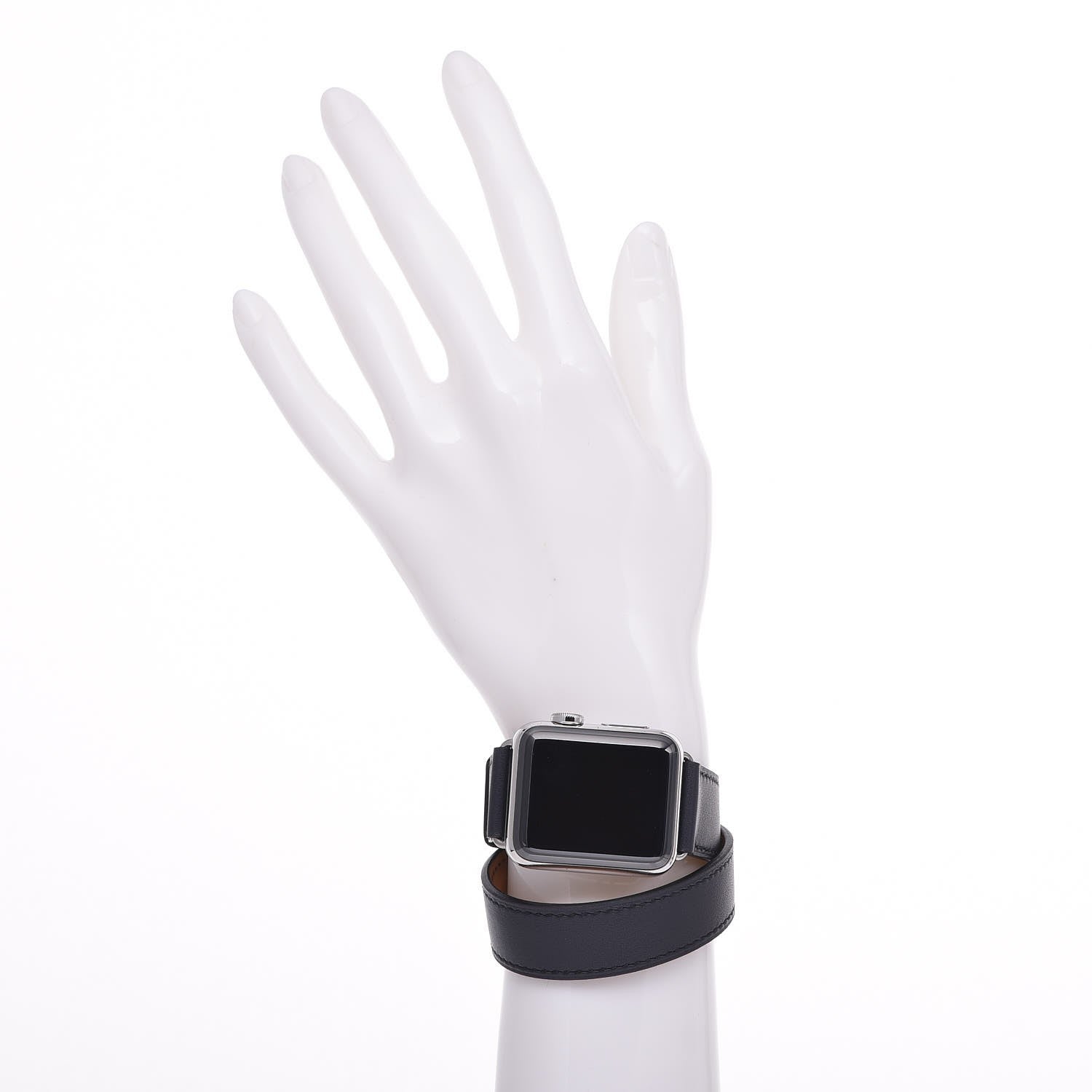 Hermes Swift 38mm Series 3 Apple Watch Double Tour Bleu Indigo 2 of 11