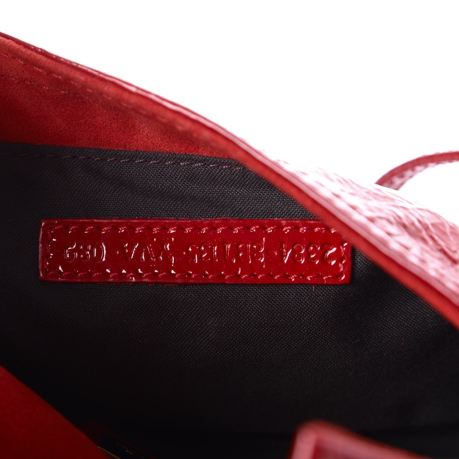 Fendi Vitello Naplak Small Convertible Baguette Rosso 7 of 13