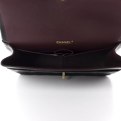 Chanel Lambskin Quilted Jumbo Double Flap Black 5 of 14