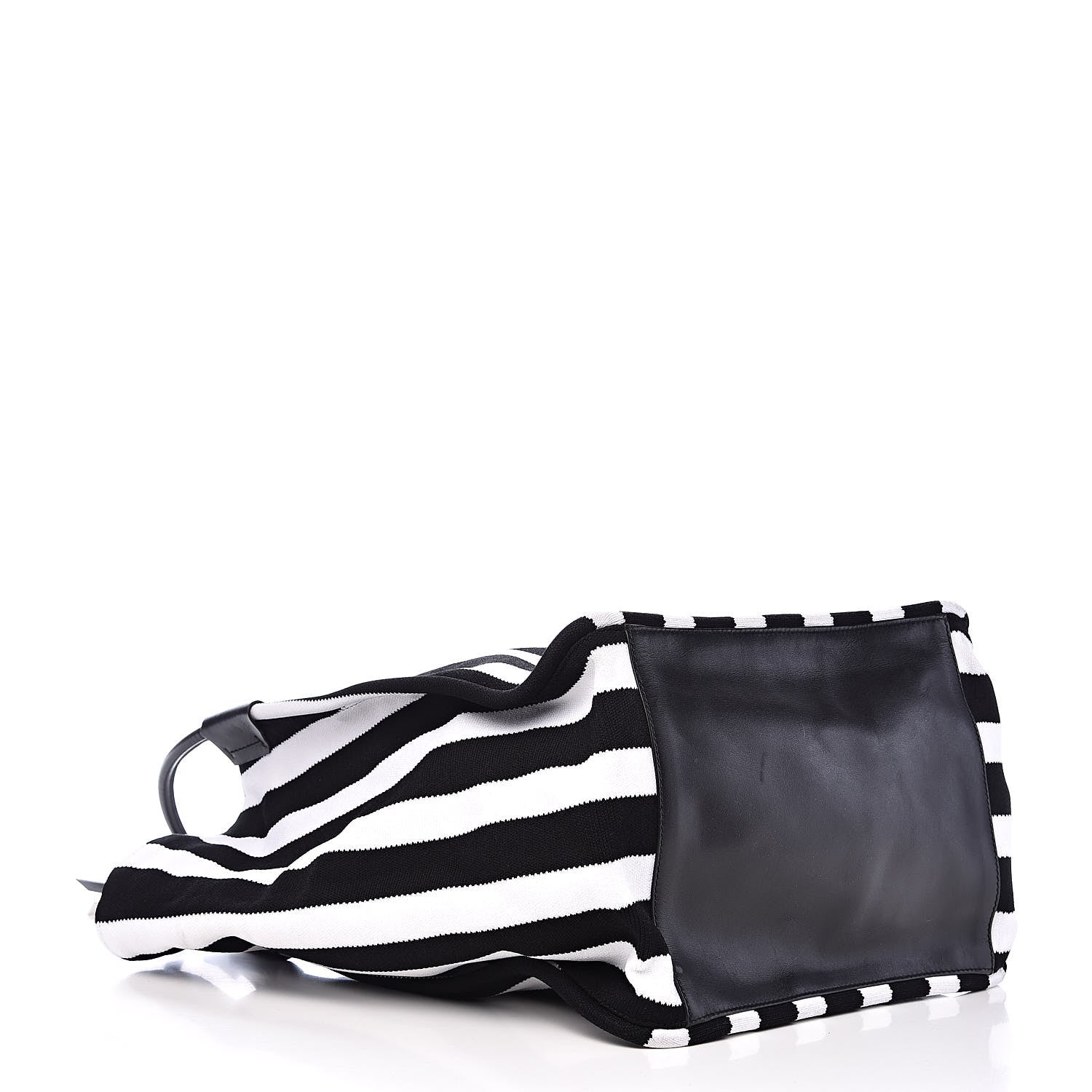 Proenza Schouler Knit Stripes Extra Large Tote Black Ecru 4 of 12