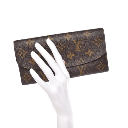 Louis Vuitton Monogram Emilie Wallet Rose Ballerine 2 of 9
