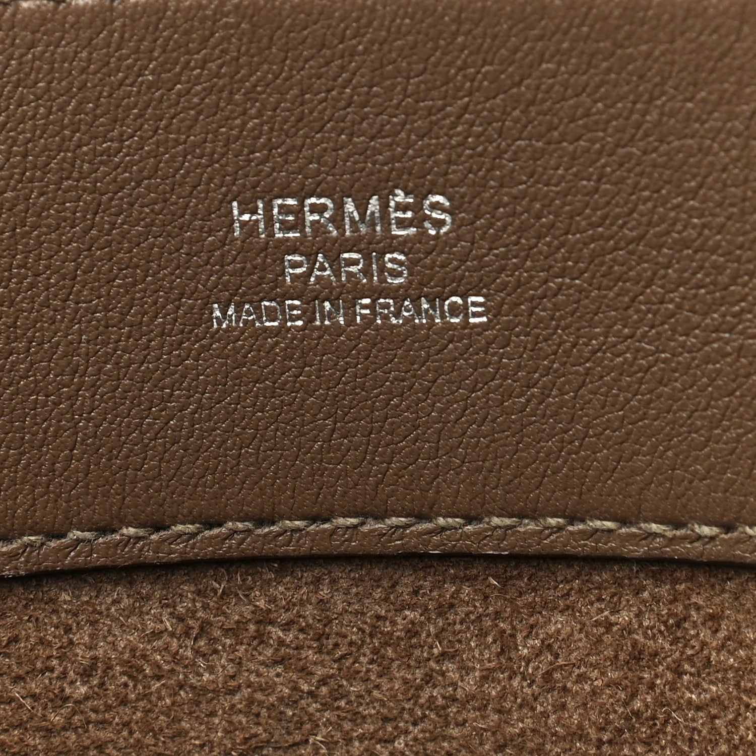 Hermes Cheri Calfskin Mini Aline Etoupe 7 of 10
