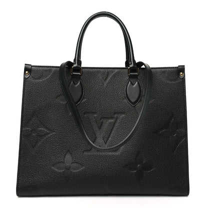 Louis Vuitton Empreinte Monogram Giant Onthego MM Black 1 of 9