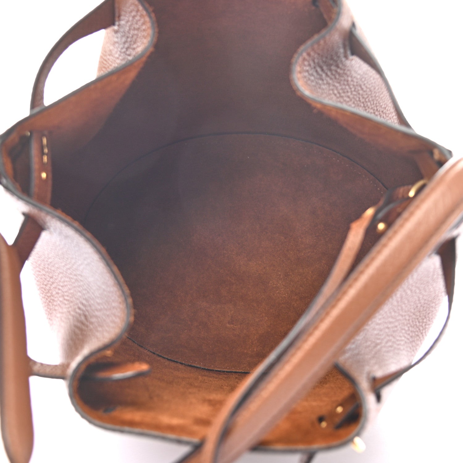 Mulberry Small Classic Grain Calfskin Small Abbey Bucket Bag Oak 5 of 7