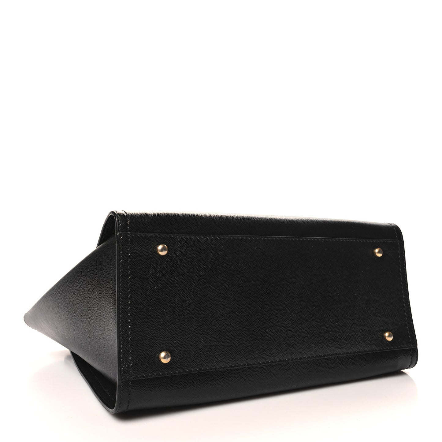 Caviar Medium Studded Deauville Tote Black