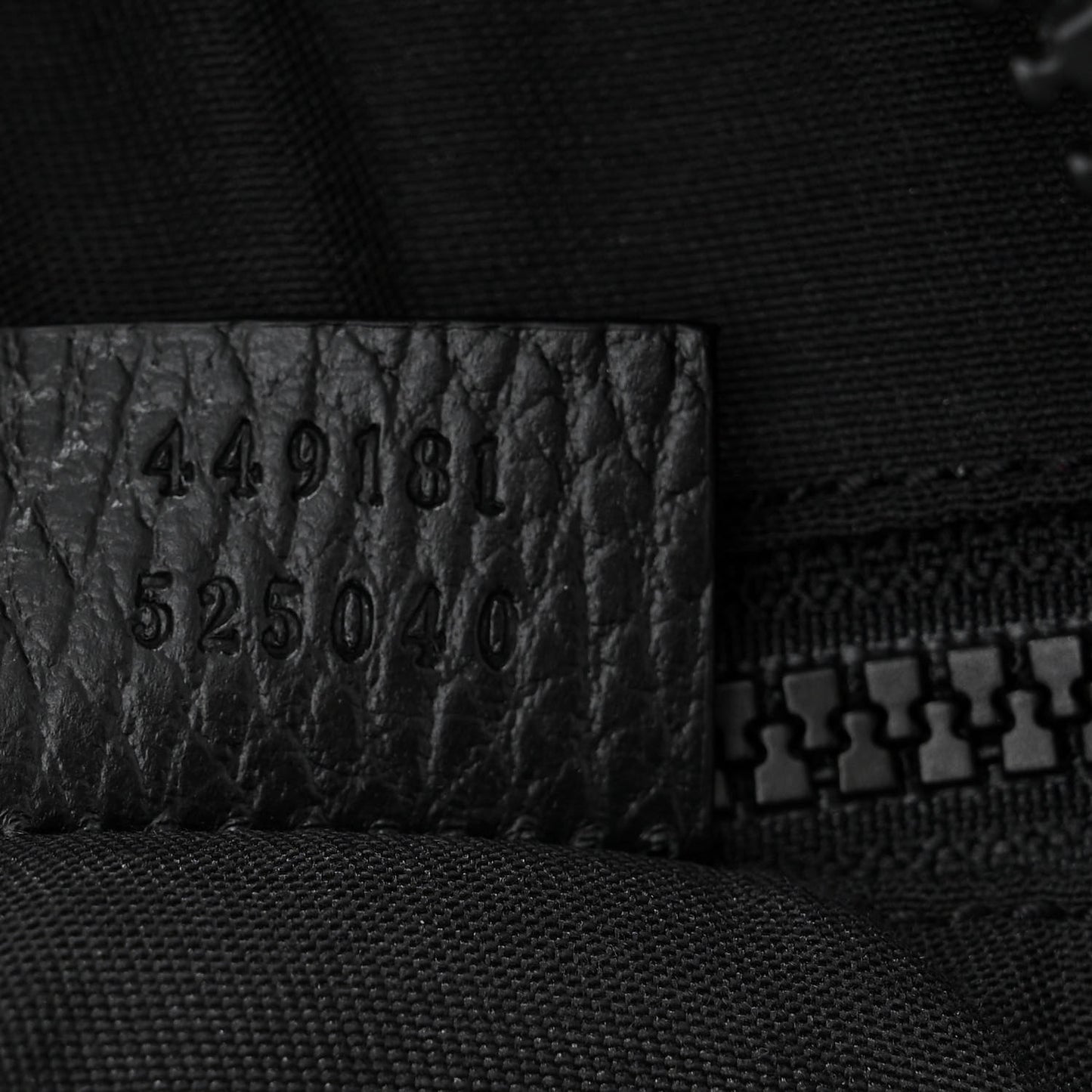 Nylon Monogram Slim Backpack Black