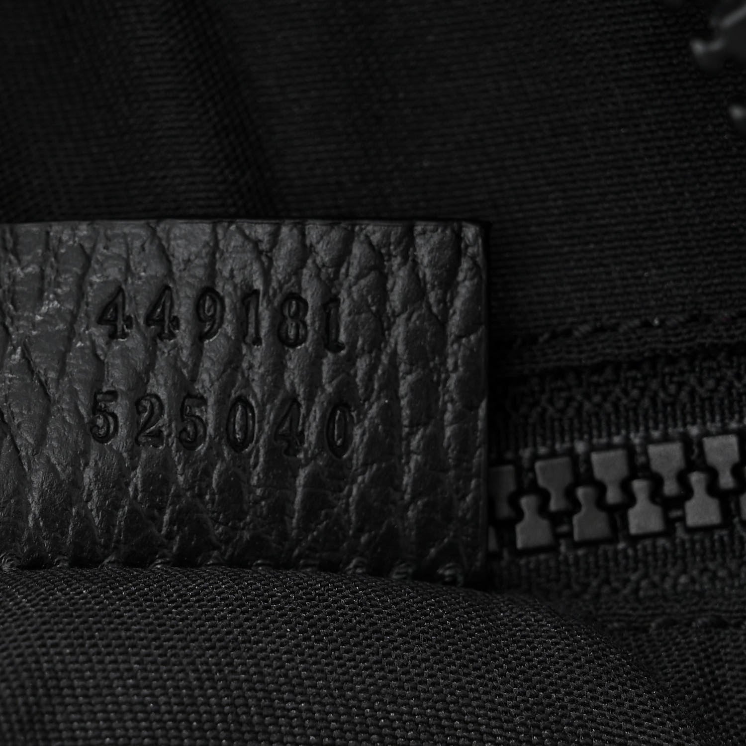 Gucci Nylon Monogram Slim Backpack Black 7 of 11