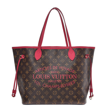 Louis Vuitton Monogram Articles de Voyage Ikat Neverfull MM Rose Indien 1 of 7