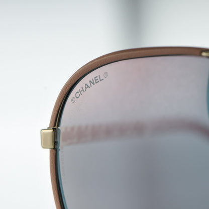 Chanel Pilot Winter Sunglasses 4219 Light Pink 7 of 8