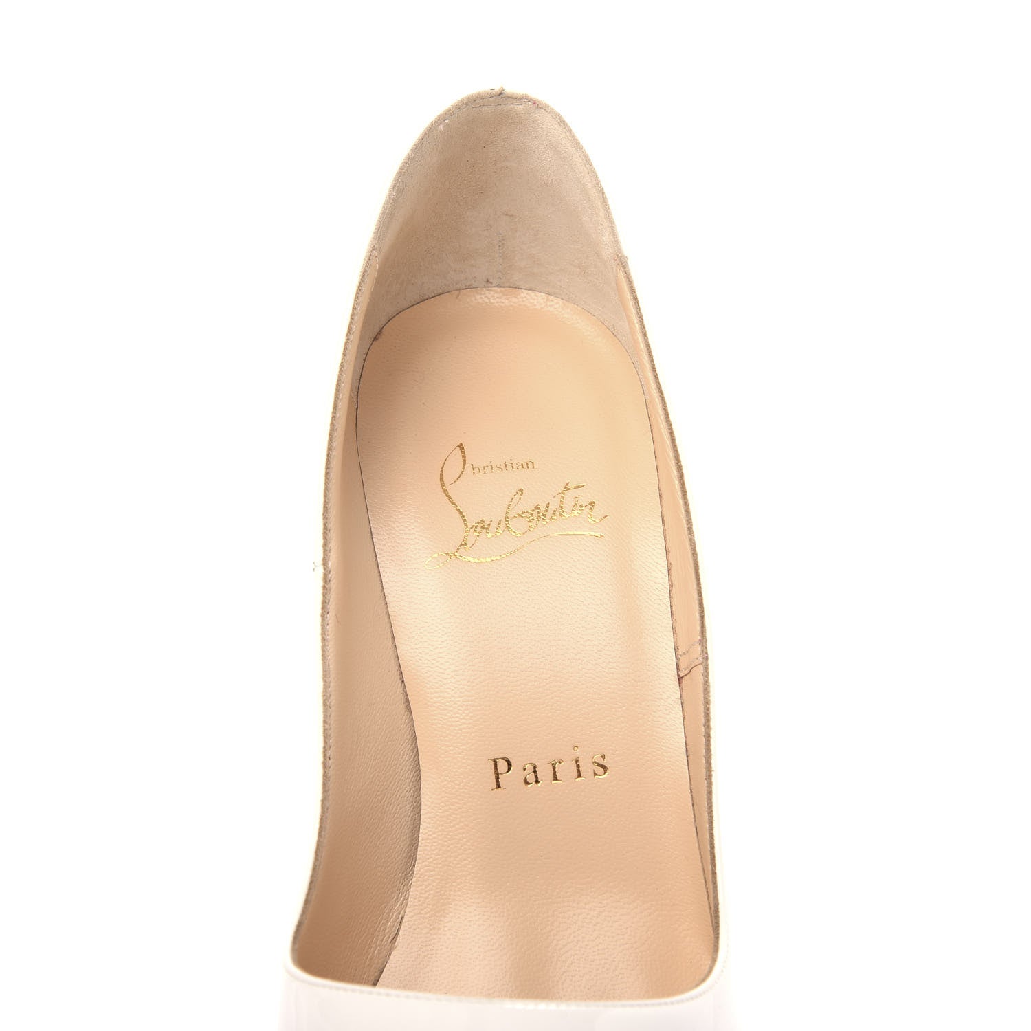 Christian Louboutin Patent So Kate 120 Pumps 35 White 8 of 9