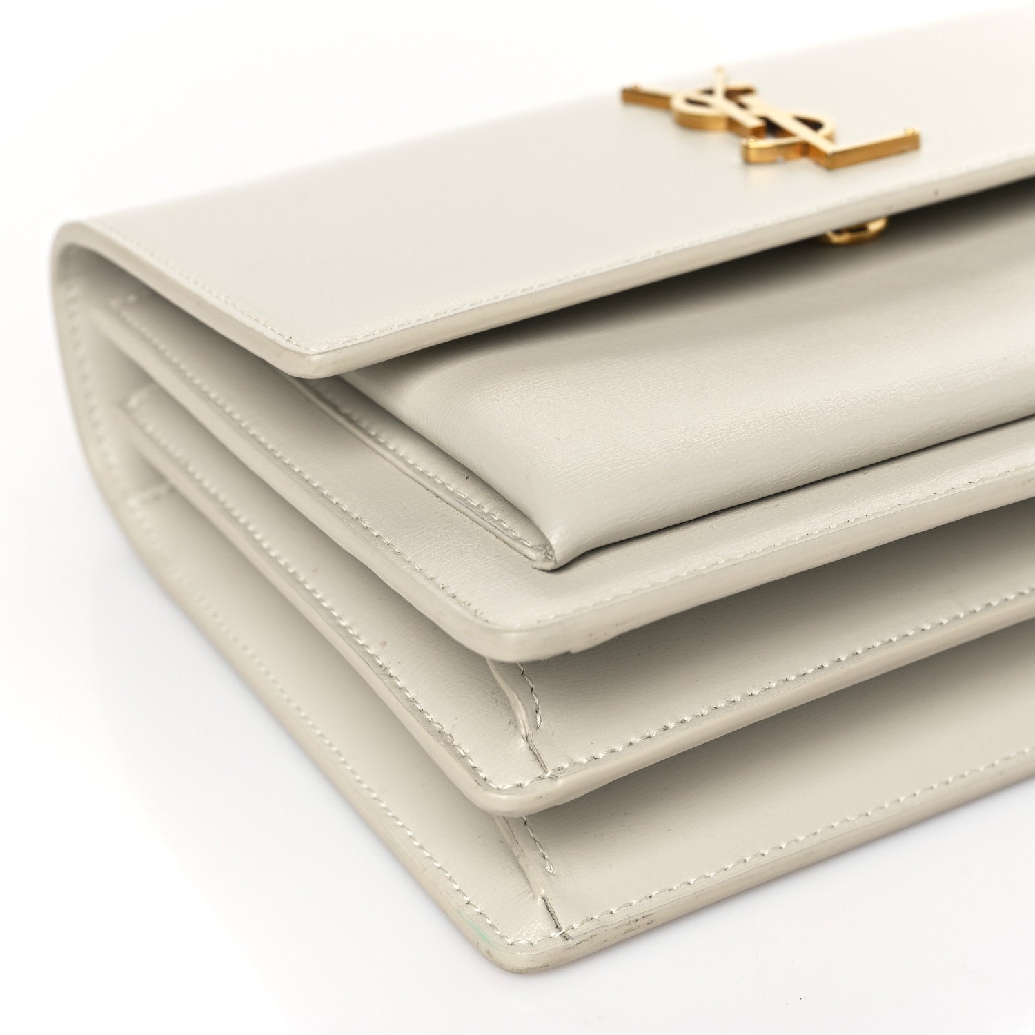 Saint Laurent Calfskin Medium Monogram Sunset Crema Soft 7 of 8