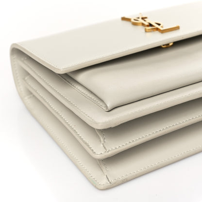 Saint Laurent Calfskin Medium Monogram Sunset Crema Soft 7 of 8