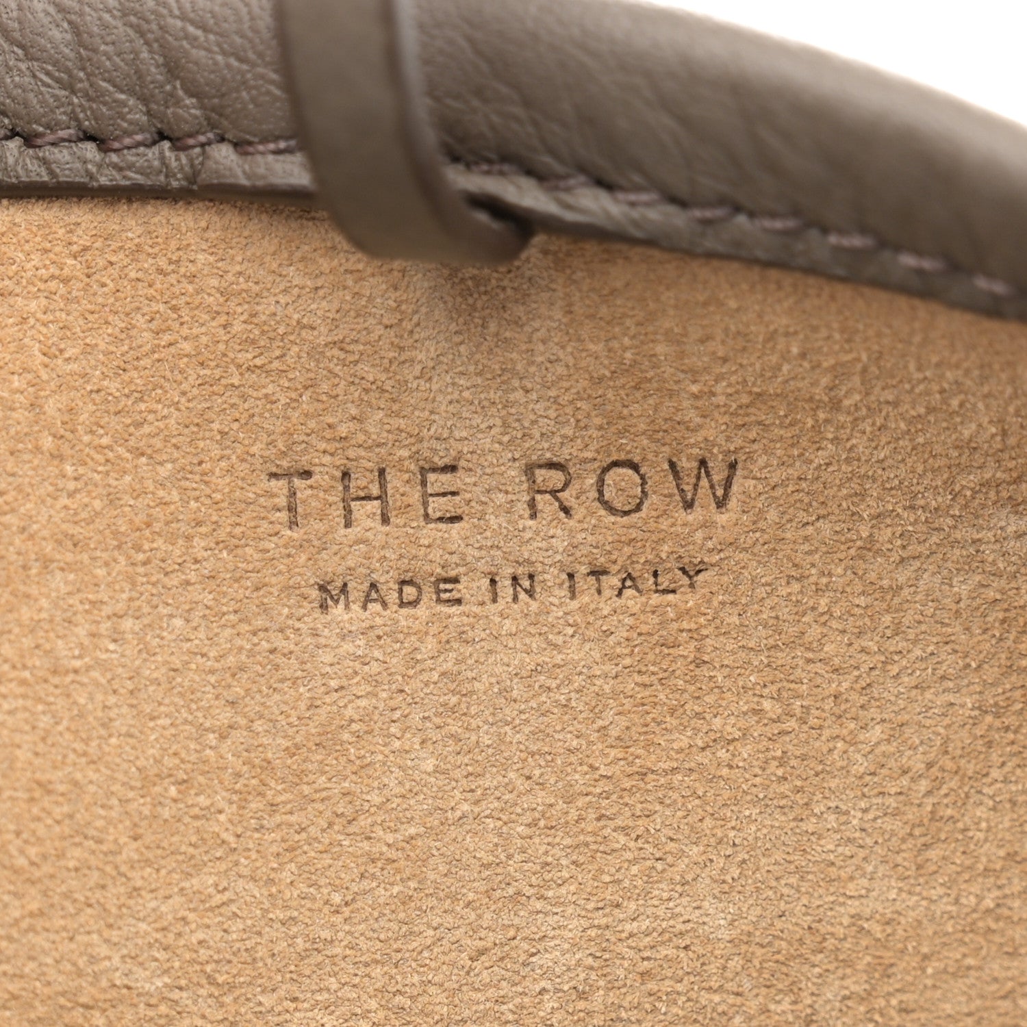 The Row Grained Calfskin Small N/S Park Tote Elephant 6 of 12