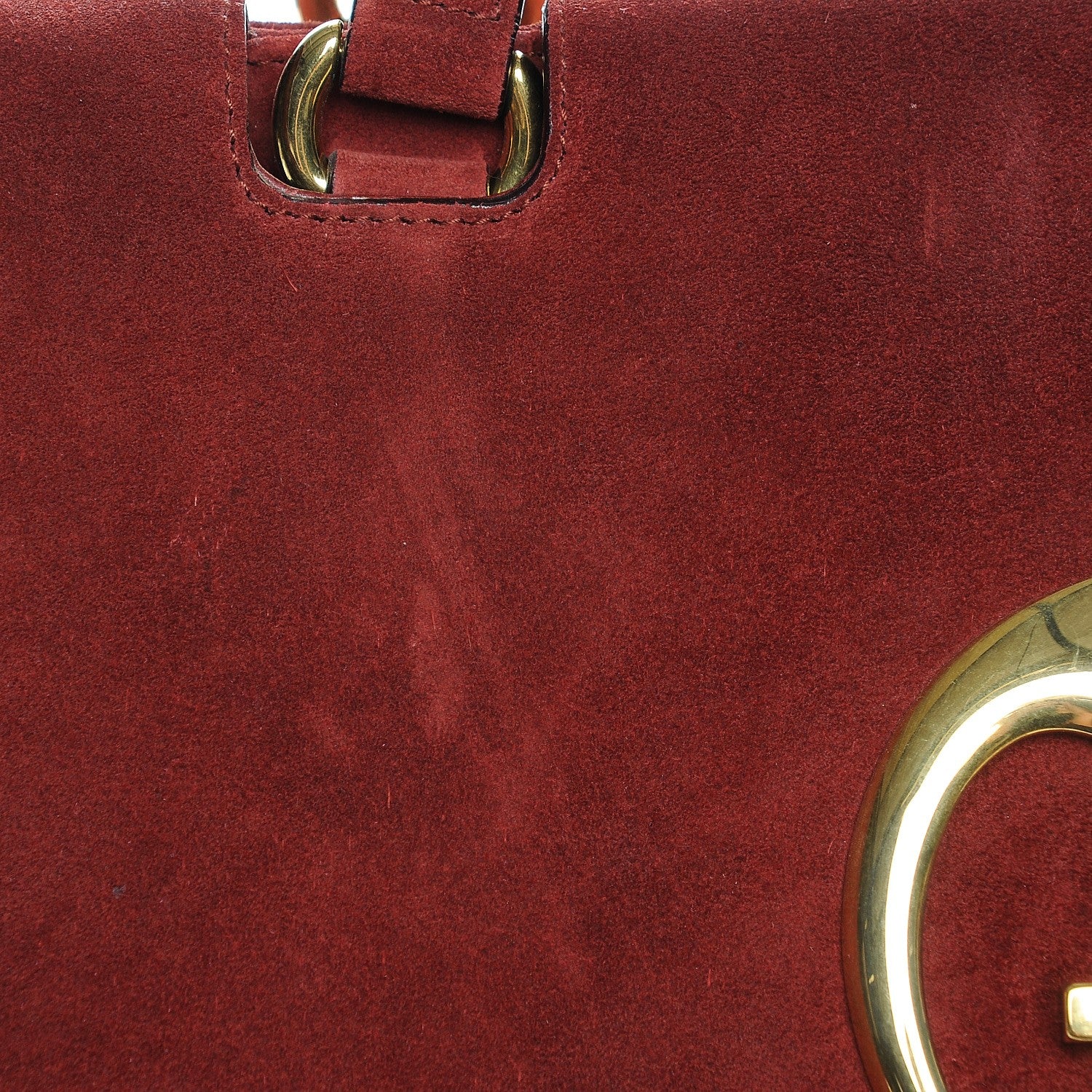 Gucci Suede Medium 1973 Top Handle Satchel Red 8 of 12