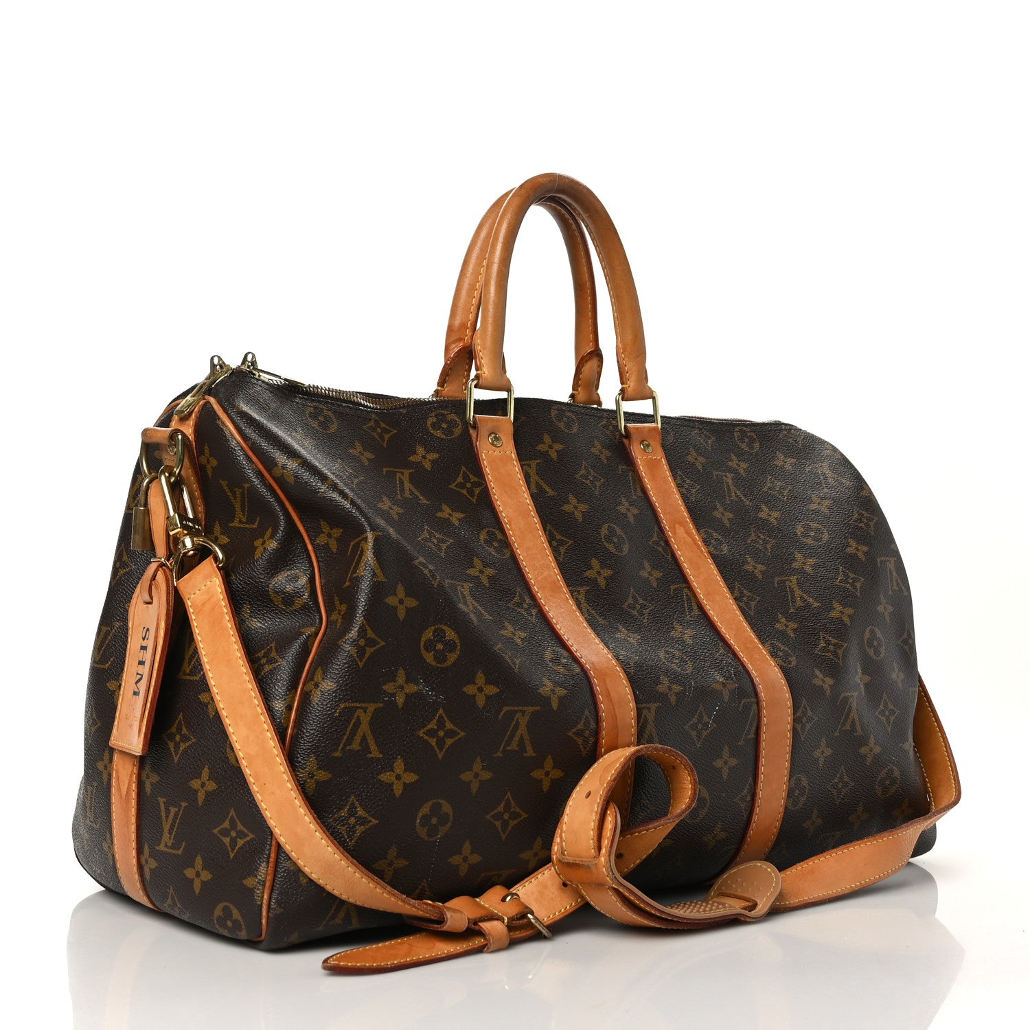 Louis Vuitton Monogram Keepall Bandouliere 45 3 of 17