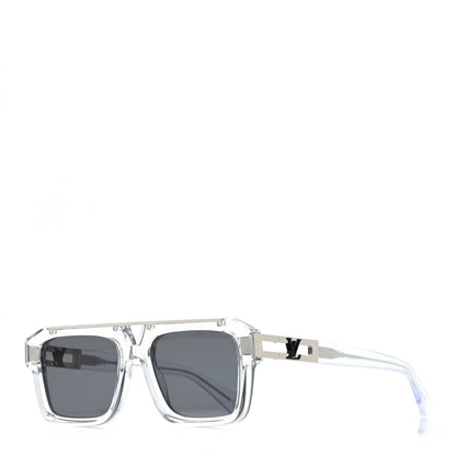 Louis Vuitton Acetate 1.1 Mascot Pilot Sunglasses Z1802W Transparent 1 of 7