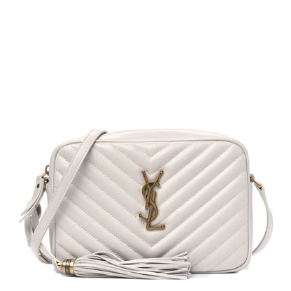 Saint Laurent Calfskin Matelasse Monogram Lou Camera Bag Crema Soft 1 of 5
