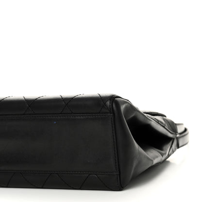 Chanel Lambskin Quilted CC Flap Shoulder Bag Black 11 of 12