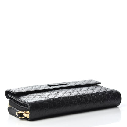 Gucci Soft Microguccissima Continental Zip Wallet Black 4 of 9