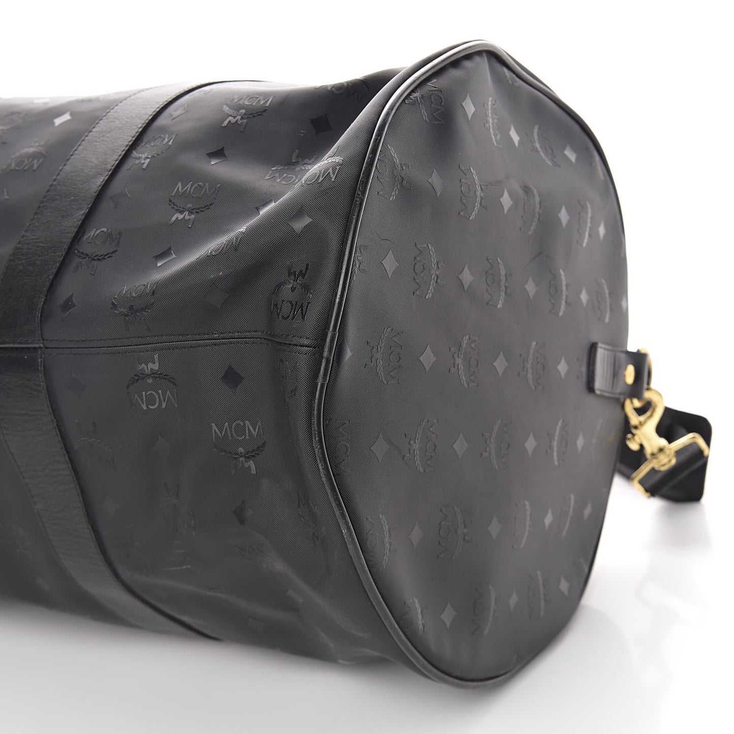 Monogram Coated Canvas Weekender Black
