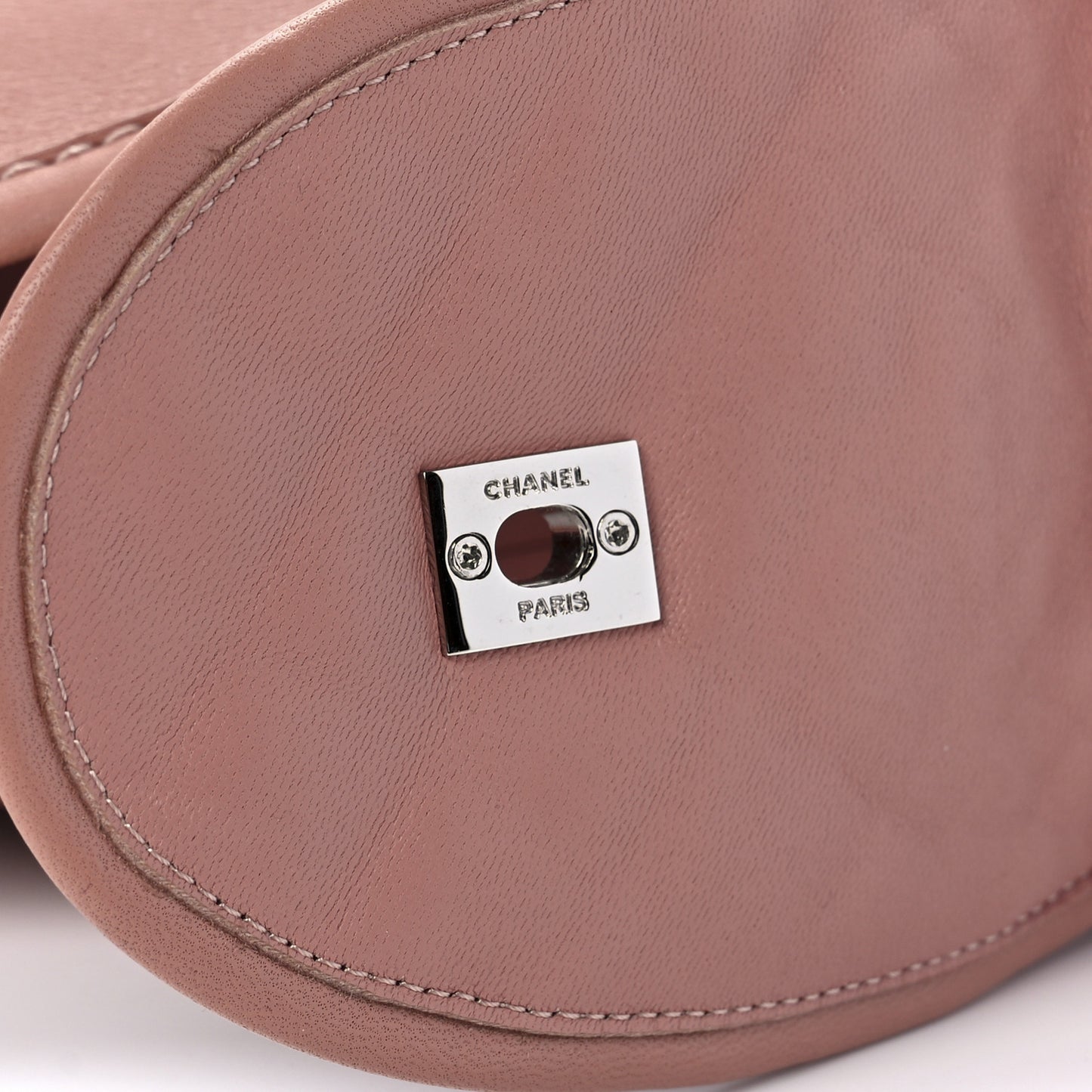 Lambskin Quilted CC Turnlock Loafers 41 Dark Pink