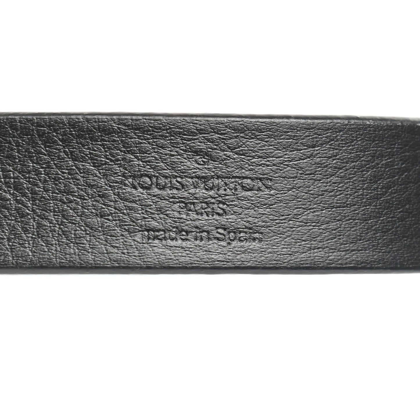 Calfskin Embossed 20MM LV Initiales Belt 75 30 Black