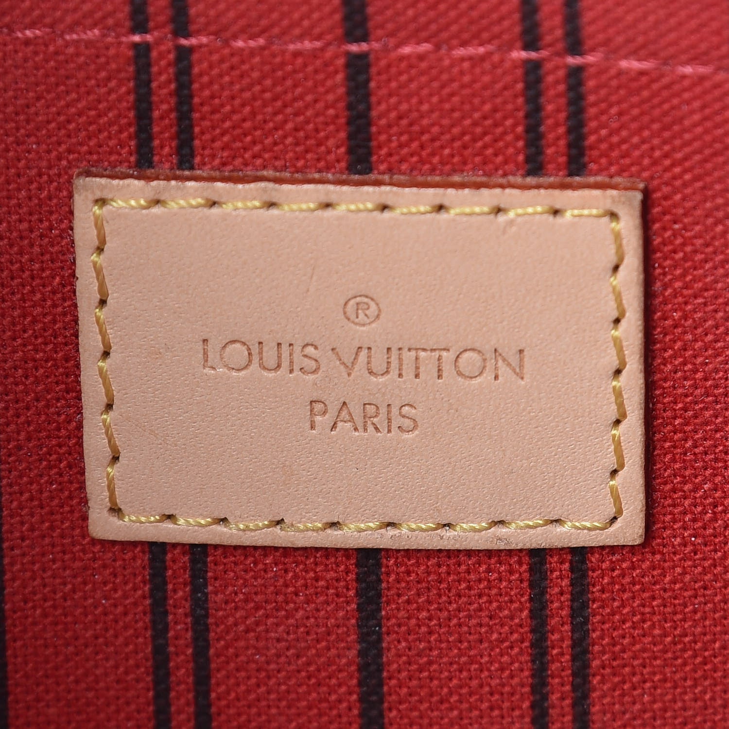 Louis Vuitton Monogram Neverfull MM GM Pochette Cherry 6 of 9
