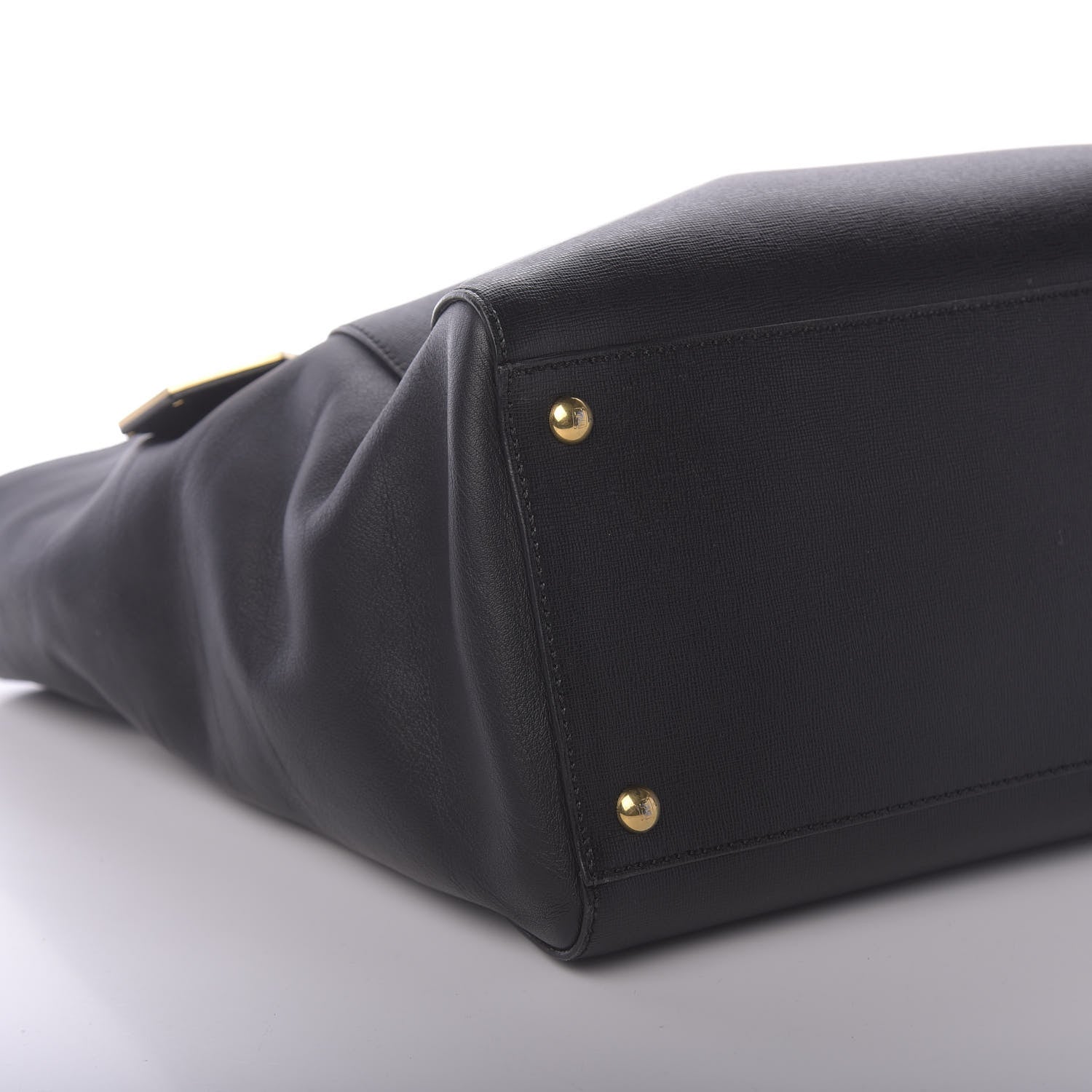 Fendi Vitello Elite Large 2Jours Tote Black 6 of 10