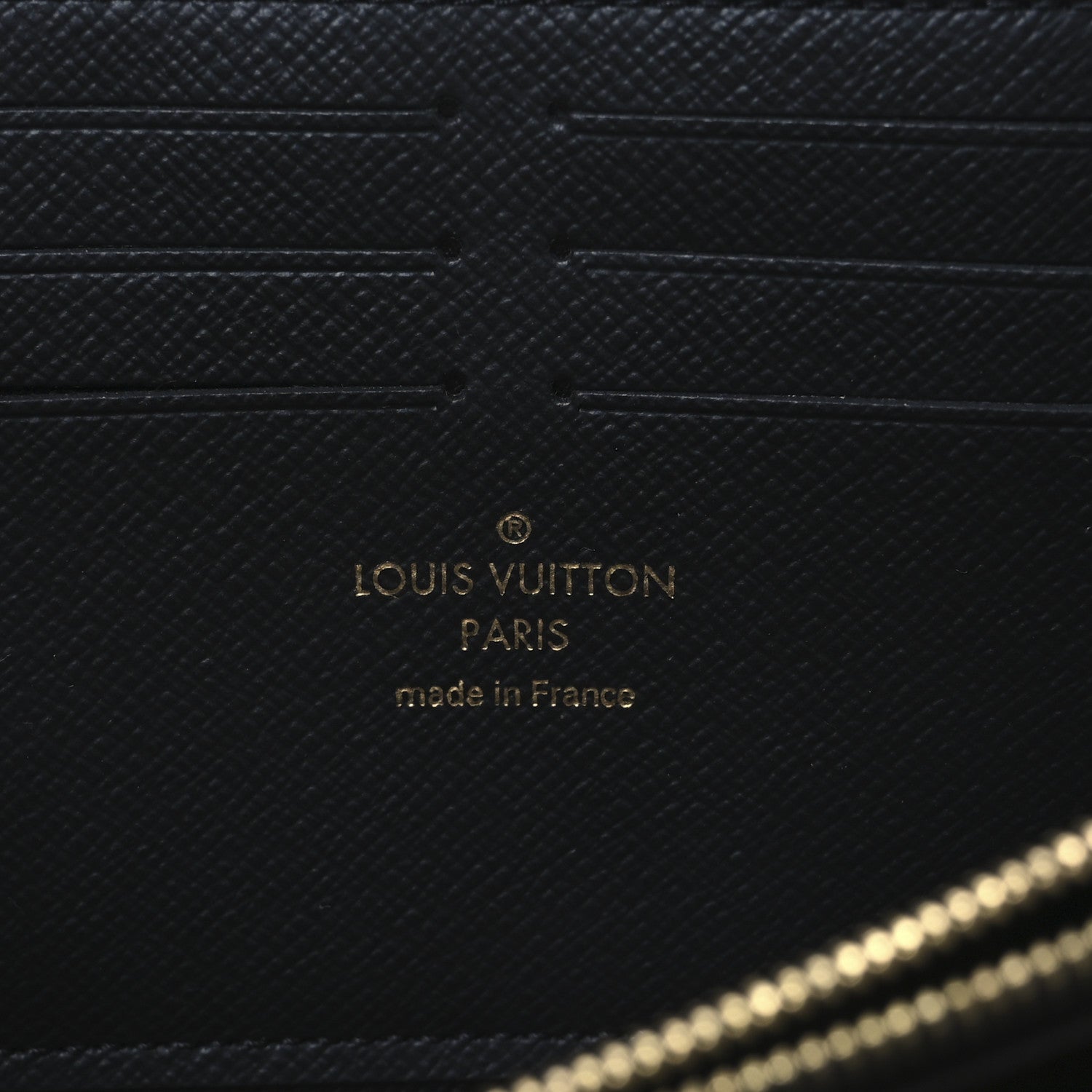 Louis Vuitton Monogram Zippy Retiro Wallet Black 9 of 11