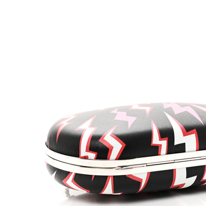 Prada X UNIVERSAL STUDIOS Nappa Thunder Frankenstein Clutch With Chain Lacca 8 of 9