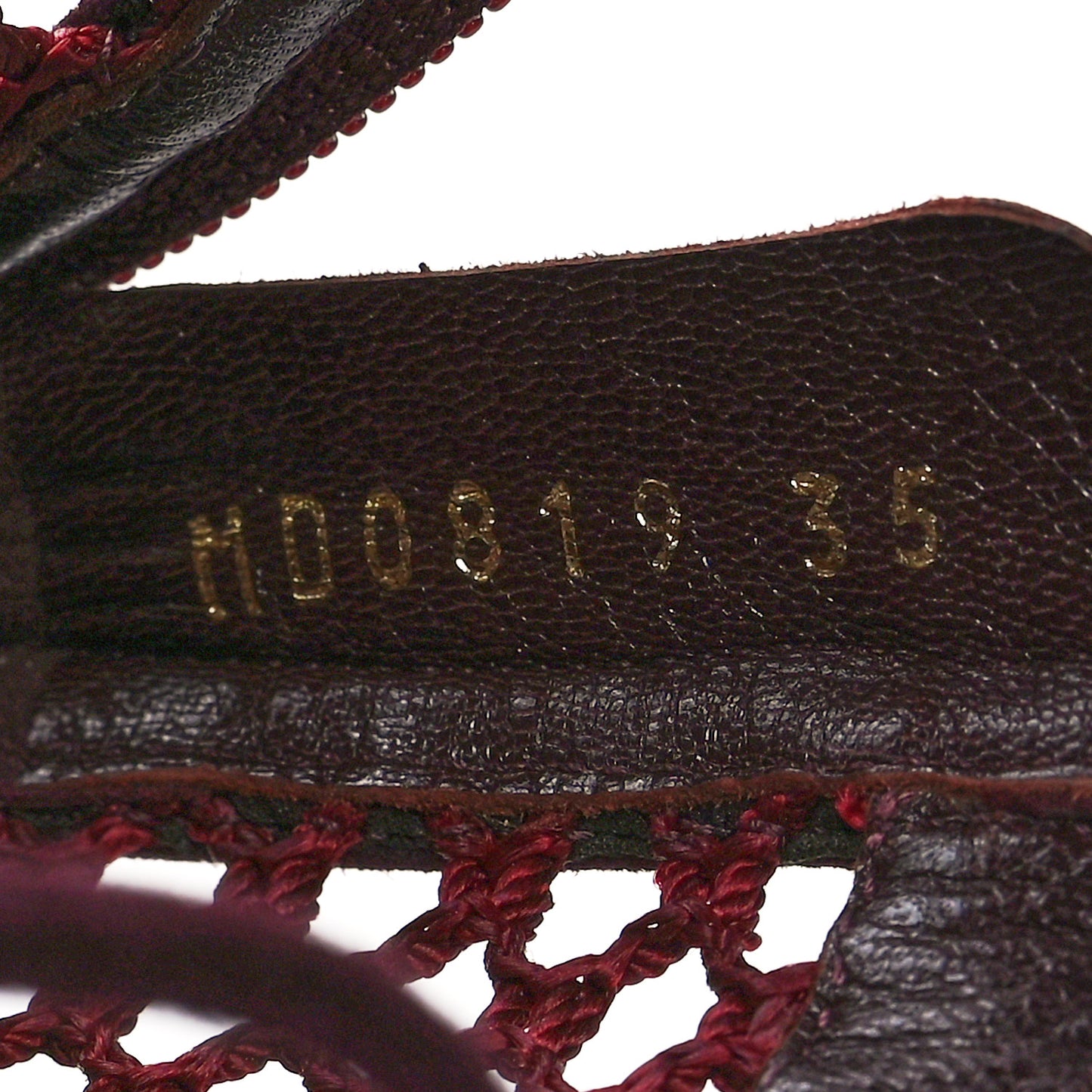 Suede Resille Naughtily-D 30mm Ankle Boots 40.5 Rouge Noir