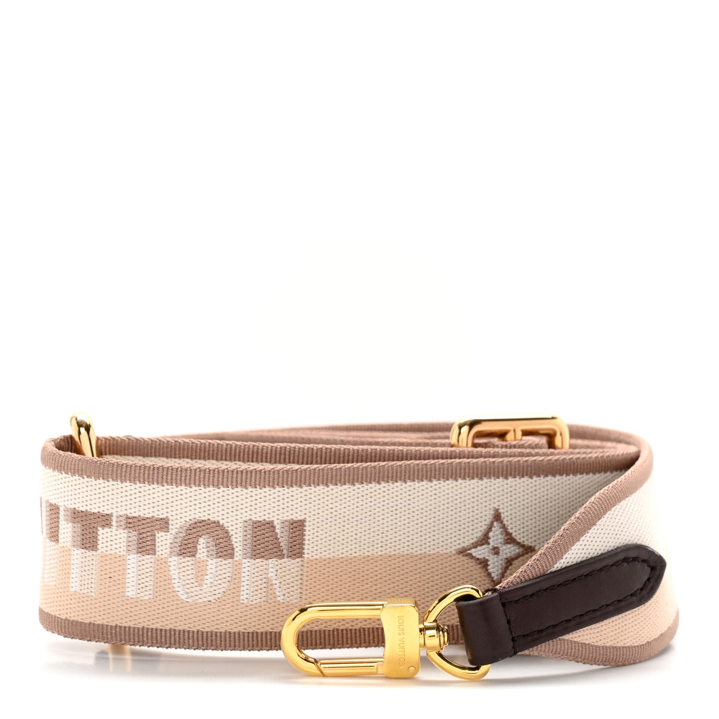 Jacquard Speedy Bandouliere 20 Shoulder Strap Beige Brown