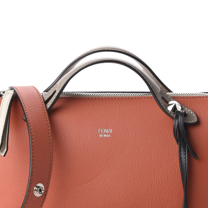 Fendi Vitello Dolce 4 Color Medium By The Way Boston Bag Pimento Black Multicolor 11 of 11