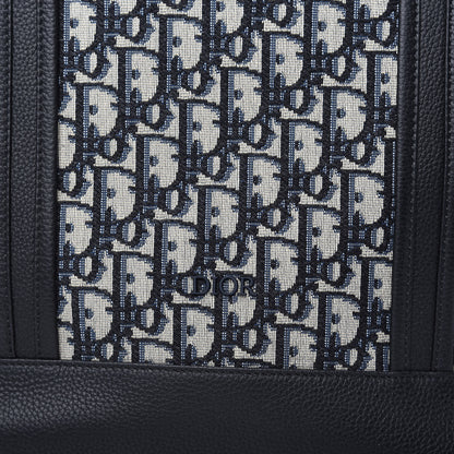 Christian Dior HOMME Oblique Grained Calfskin Tote Blue 11 of 12