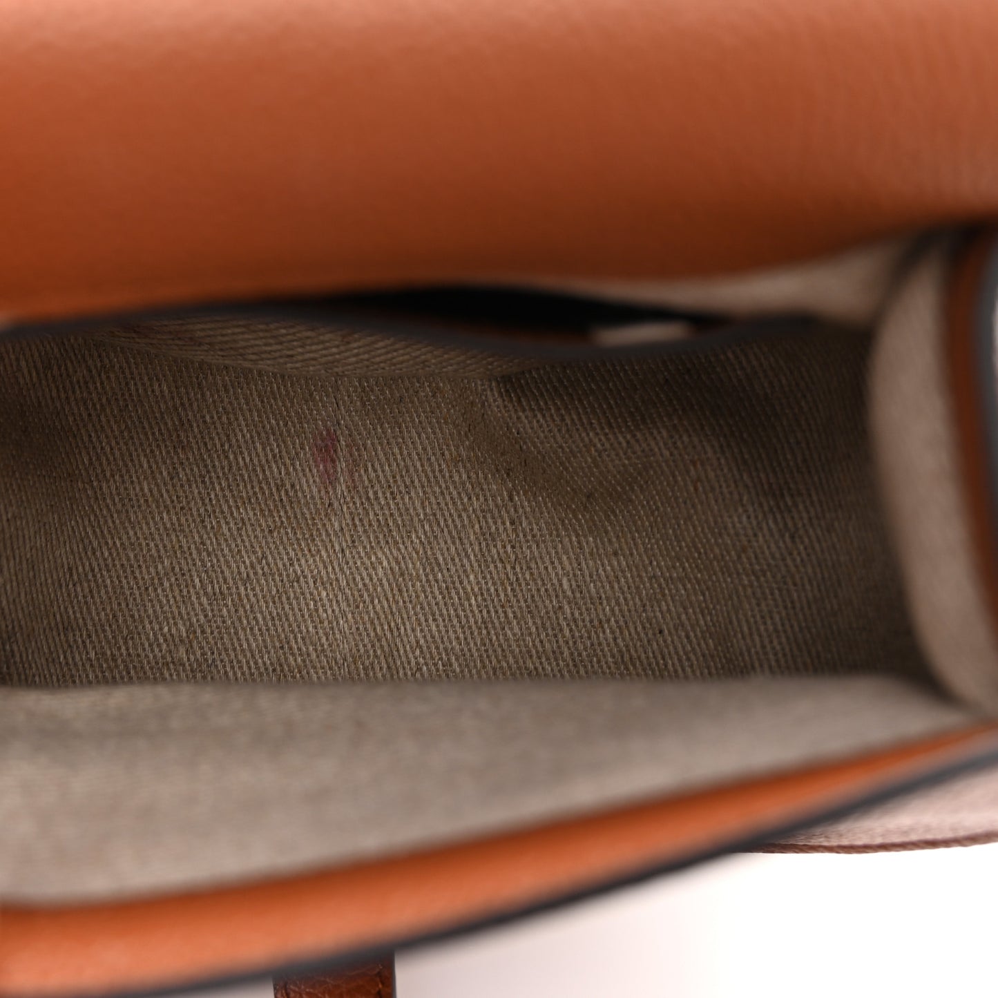 Calfskin Mini Marcie Round Crossbody Bag Tan