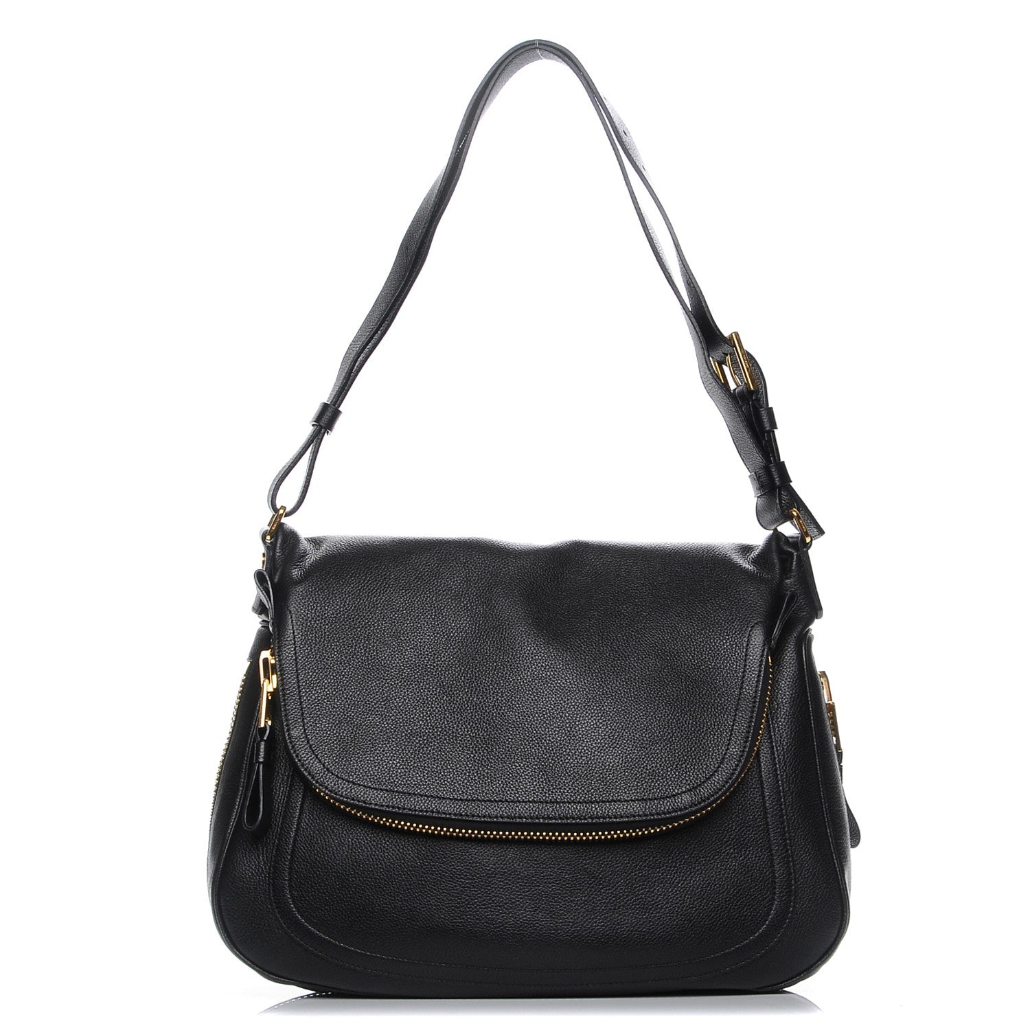 Tom Ford Pebbled Calfskin Large Jennifer Black 1 of 6