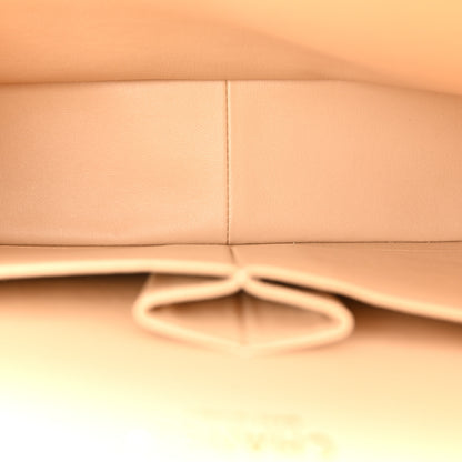 Chanel Caviar Quilted Jumbo Double Flap Light Beige 5 of 10