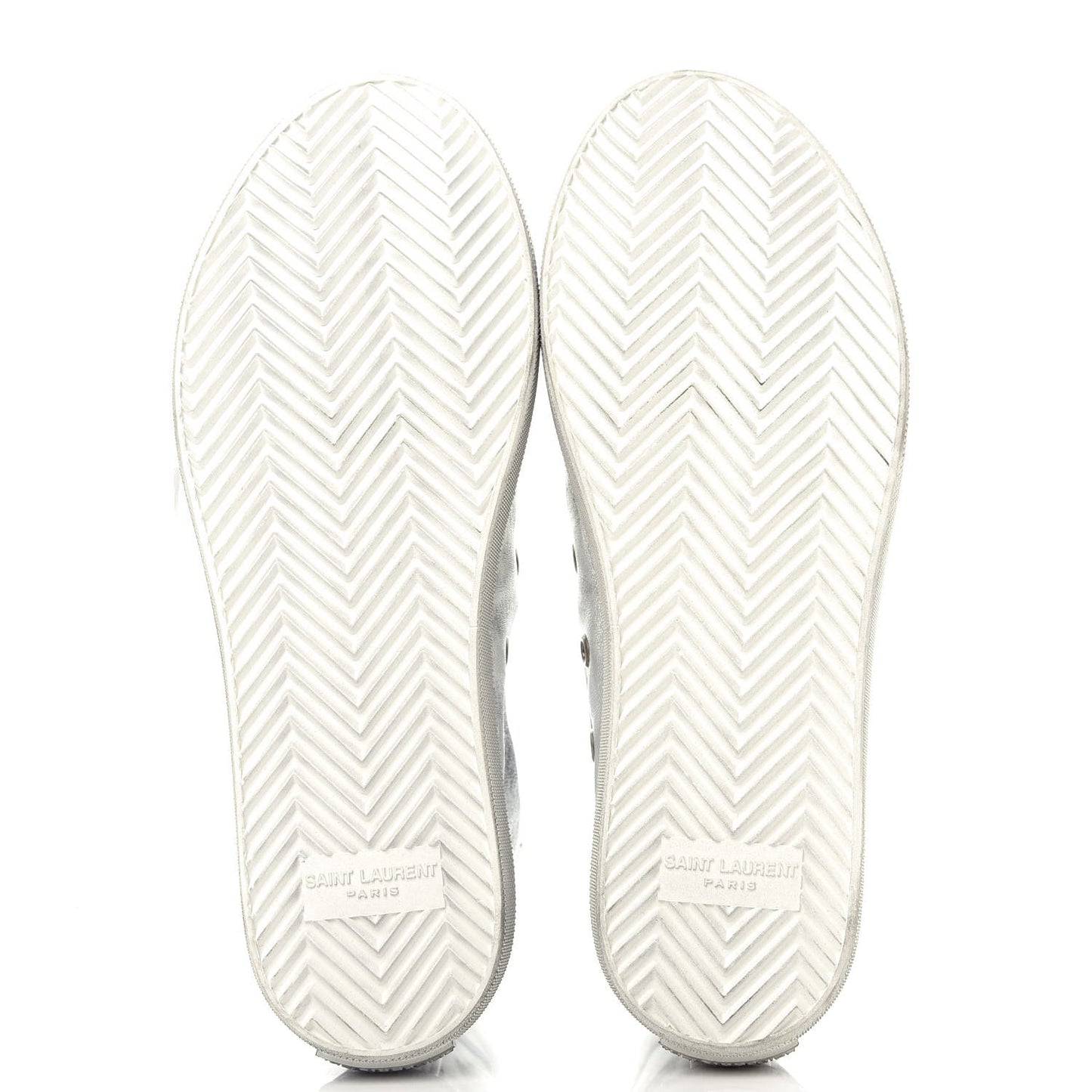 Distressed Calfskin Bedford Logo-Appliqued Hightop Sneakers 36 Argento Cream White