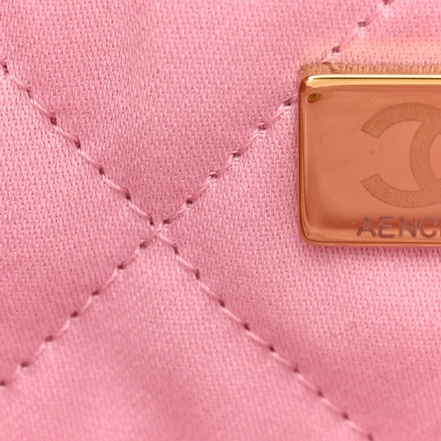 Shiny Calfskin Quilted Small Chanel 22 Dark Pink