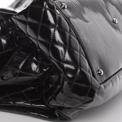 Chanel Vinyl Lipstick Tote Black 8 of 10