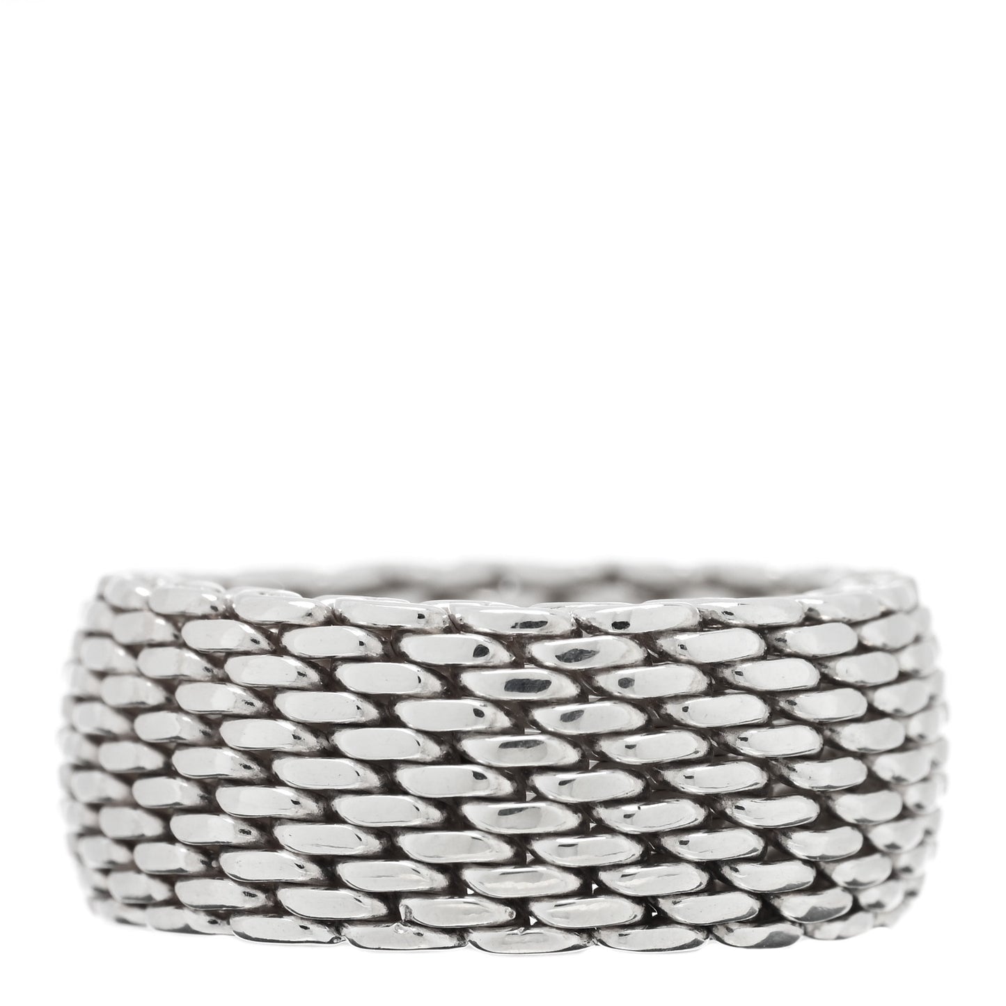 Sterling Silver Somerset Mesh Ring 54 7