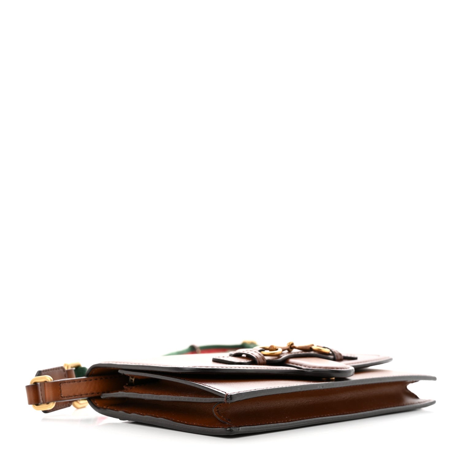 Gucci Calfskin Lady Web Convertible Wallet Cuir 4 of 13